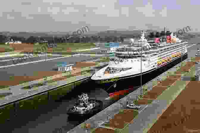A Cruise Ship Navigating The Panama Canal Comfortable Cruising: Around North And Central America