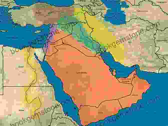 A Detailed Map Showcasing The Geographic Regions Of The Middle East A History Of The Middle East: Fifth Edition