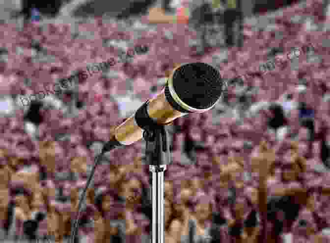 A Person Standing On A Stage, Speaking Confidently Into A Microphone IELTS Speaking Skills Quick Guide : Absolute Ways To Get 8 Bands In Speaking