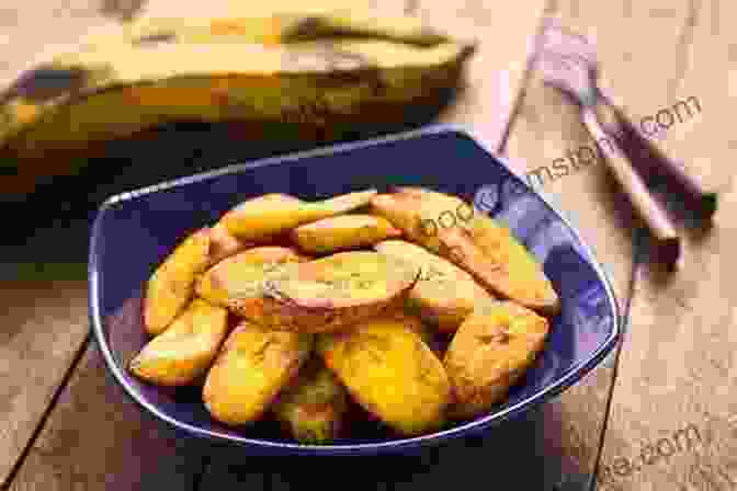 A Plate Of Platanos Maduros, Fried Ripe Plantains Sprinkled With Sugar Central American Recipes For The Entire Family