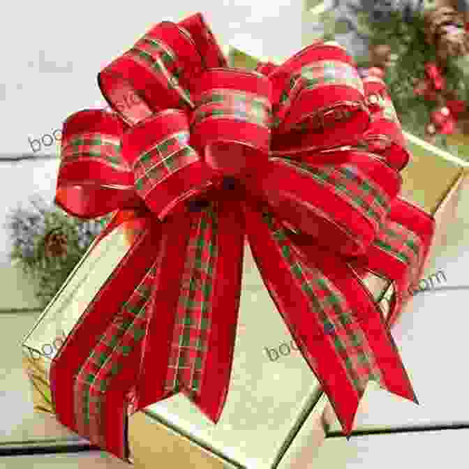 A Stack Of Wrapped Presents Adorned With Bows And Ribbons, Creating A Festive Atmosphere Dreaming Of Rome: An Unputdownable Feel Good Holiday Romance