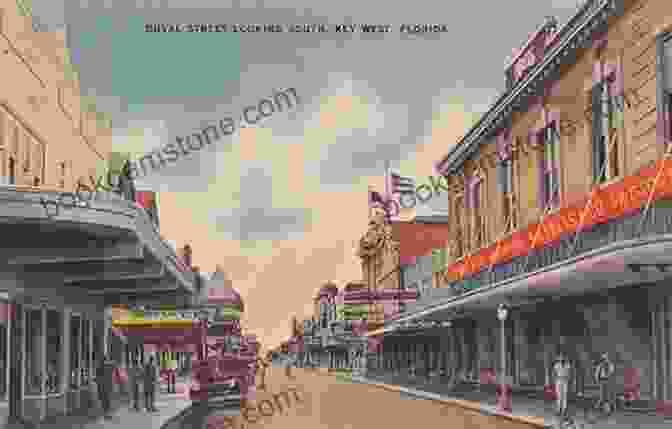 A Vintage Postcard Of Duval Street In The 1920s. Key West S Duval Street (Images Of America)