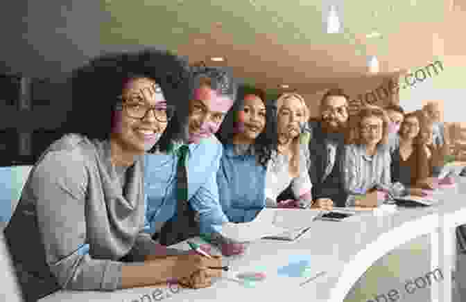 An Image Of A Group Of People Working On A Project, Smiling And Collaborating. PMP PMBOK Study Guide Project Management Professional Study Guide : Best Test Prep To Help You Pass The Exam Get Your Certification Complete Review Edition