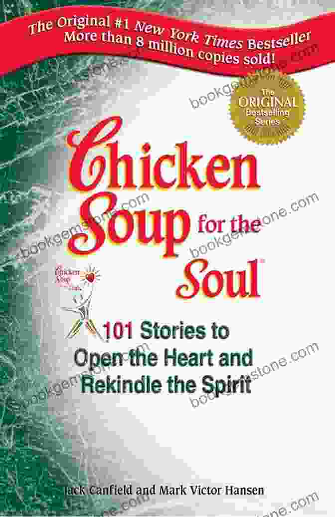 Chicken Soup For The Soul Book Cover, Featuring A Steaming Bowl Of Chicken Soup With Vegetables And A Comforting Message Chicken Soup For The Soul: Hooked On Hockey: 101 Stories About The Players Who Love The Game And The Families That Cheer Them On