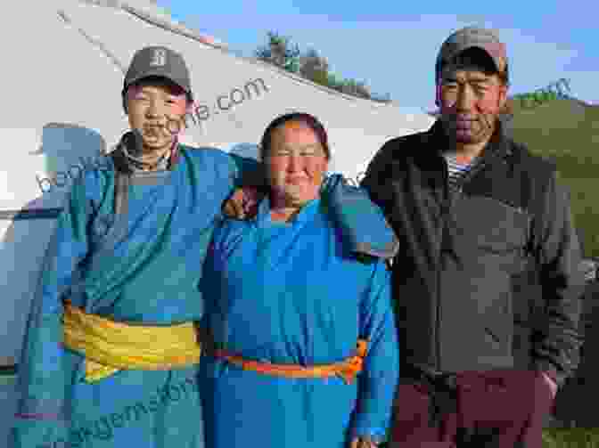 Chris And Jamie Meeting A Local Family In Mongolia Tracks And Horizons: 26 Countries On A Motorcycle