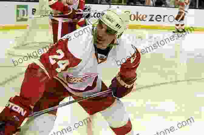Chris Chelios, Legendary Hockey Player, In Action On The Ice The Great Defender: My Hockey Odyssey