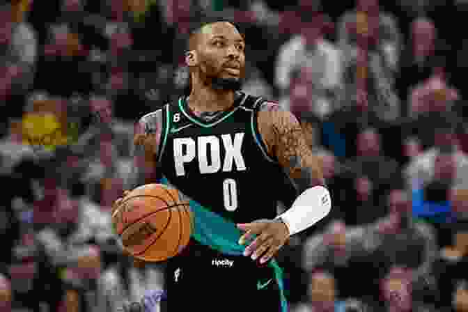 Damian Lillard In Action For The Portland Trail Blazers Damian Lillard: The Inspirational Story Of Damian Lillard S Rise To The Most Explosive Player In The NBA (The NBA S Most Explosive Players)