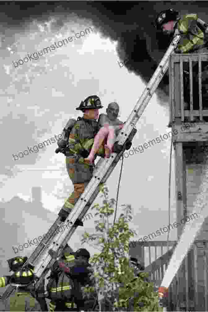Firefighters Rescuing A Victim Trapped In A Burning Building, Their Faces Etched With Determination And Compassion. Firefighter 1 And 2: Exam Study Guide (Annotated)