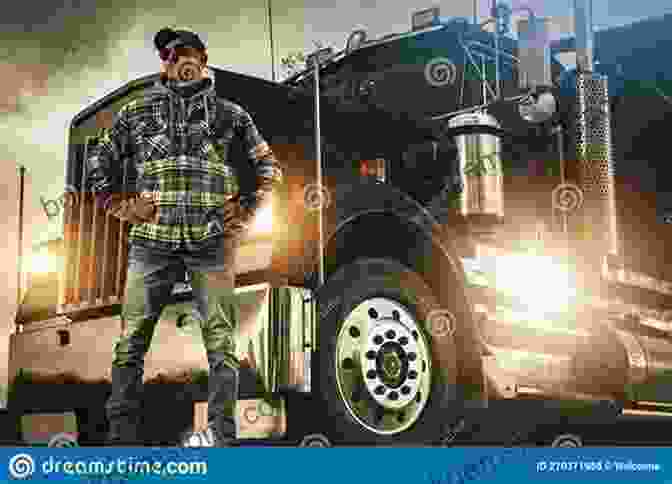 Image Of A Truck Driver Proudly Standing Next To A Successfully Delivered Load MY UPS And DOWNS IN TRUCKING