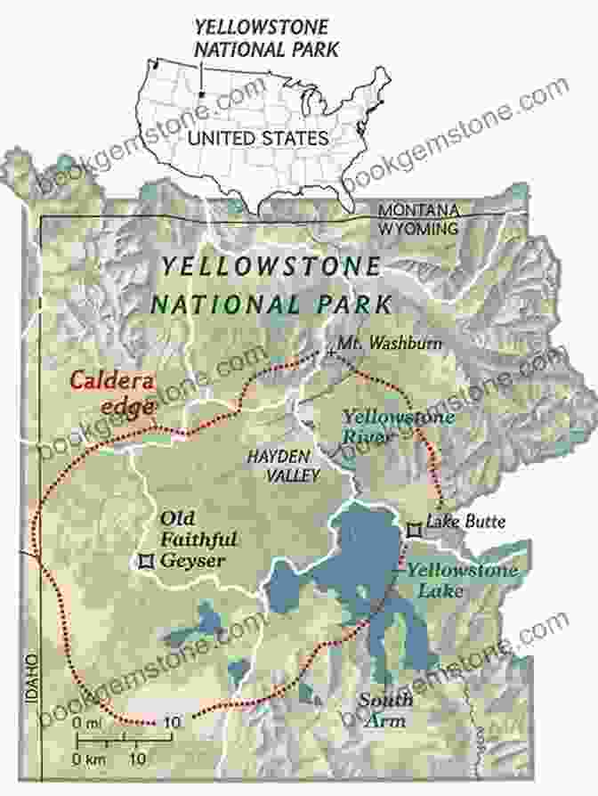 Map Of The Yellowstone Caldera, Showing Its Location Within Yellowstone National Park Super Volcano: The Ticking Time Bomb Beneath Yellowstone National Park
