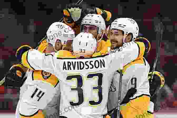 Nashville Predators Players Celebrating In The Locker Room Tales From The Nashville Predators Locker Room: A Collection Of The Greatest Predators Stories Ever Told (Tales From The Team)