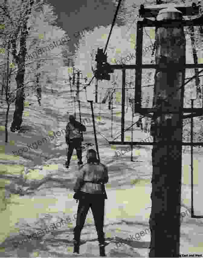 Nostalgic Photograph Of Bromley Mountain's Early Ski Trails And Rope Tow. Lost Ski Areas Of Southern Vermont