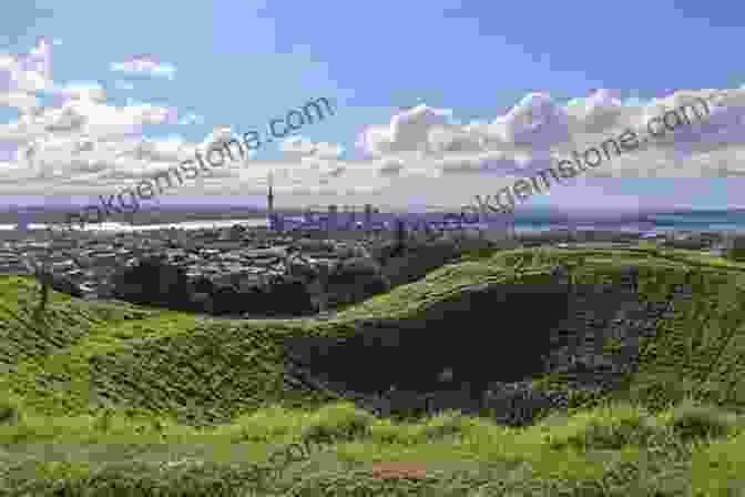 Panoramic View Of Auckland From Mount Eden Crater Rim Short Walks In Auckland:Volcanoes